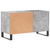Platenkast 85x38x48 cm bewerkt hout betongrijs 6