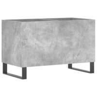 Platenkast 74,5x38x48 cm bewerkt hout betongrijs 6