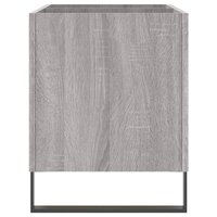 Platenkast 74,5x38x48 cm bewerkt hout grijs sonoma eikenkleurig 5