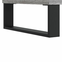 Platenkast 74,5x38x48 cm bewerkt hout grijs sonoma eikenkleurig 7