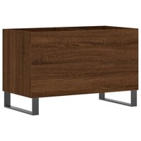 Platenkast 74,5x38x48 cm bewerkt hout bruin eikenkleur 6