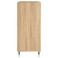 Platenkast 84,5x38x89 cm bewerkt hout sonoma eikenkleurig 5