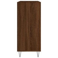 Platenkast 84,5x38x89 cm bewerkt hout bruin eikenkleur 5
