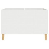 Platenkast 74,5x38x48 cm bewerkt hout wit 5