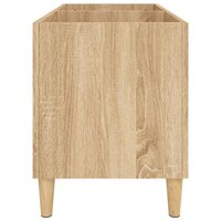 Platenkast 74,5x38x48 cm bewerkt hout sonoma eikenkleurig 6