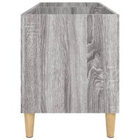 Platenkast 74,5x38x48 cm bewerkt hout grijs sonoma eikenkleurig 6