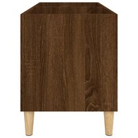 Platenkast 74,5x38x48 cm bewerkt hout bruin eikenkleur 6