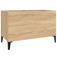 Platenkast 74,5x38x48 cm bewerkt hout sonoma eikenkleurig 2