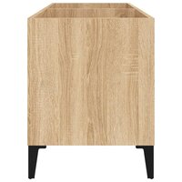 Platenkast 74,5x38x48 cm bewerkt hout sonoma eikenkleurig 6