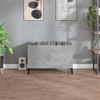 Platenkast 74,5x38x48 cm bewerkt hout betongrijs 3