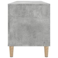 Platenkast 100x38x48 cm bewerkt hout betongrijs 6