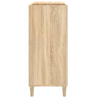 Platenkast 84,5x38x89 cm bewerkt hout sonoma eikenkleurig 6