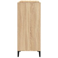 Platenkast 84,5x38x89 cm bewerkt hout sonoma eikenkleurig 6