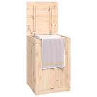 Wasmand 44x44x66 cm massief grenenhout 4