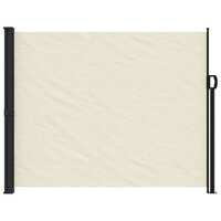 Windscherm uittrekbaar 160x500 cm cr&egrave;mekleurig 3