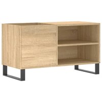 Platenkast 85x38x48 cm bewerkt hout sonoma eikenkleurig 2