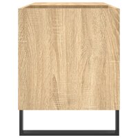 Platenkast 85x38x48 cm bewerkt hout sonoma eikenkleurig 5