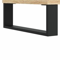 Platenkast 85x38x48 cm bewerkt hout sonoma eikenkleurig 7