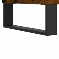 Platenkast 85x38x48 cm bewerkt hout gerookt eikenkleurig 7