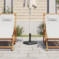 Parasolvoet voor stokken van &Oslash;32/35/38 mm 11 kg vierkant 3