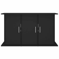 Aquariumstandaard 101x41x58 cm bewerkt hout zwart 5