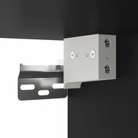 3-delige Badkamermeubelset bewerkt hout zwart 11