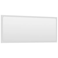 Badkamerspiegel 90x1,5x37 cm spaanplaat wit 3