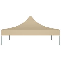 Partytentdak 270 g/m&sup2; 2x2 m beige  3