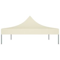 Partytentdak 270 g/m&sup2; 4,5x3 m cr&egrave;mekleurig 4