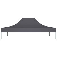 Partytentdak 270 g/m&sup2; 4,5x3 m antracietkleurig 3