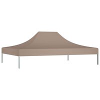 Partytentdak 270 g/m&sup2; 4,5x3 m taupe 2