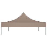 Partytentdak 270 g/m&sup2; 4,5x3 m taupe 4