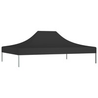 Partytentdak 270 g/m&sup2; 4,5x3 m zwart 2