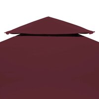 Prieeldak 2-laags 3x3m 310 g/m&sup2; bordeaux 3