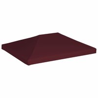 Prieeldak 310 g/m&sup2; 3x4 m bordeaux 2