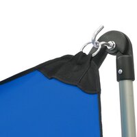 Hangmat met inklapbare standaard blauw 6