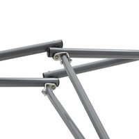 Hangmat met inklapbare standaard bruin 8