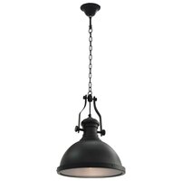 Plafondlamp rond E27 zwart 2