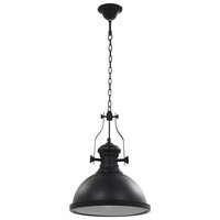 Plafondlamp rond E27 zwart 3