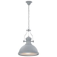 Plafondlamp rond E27 grijs 2