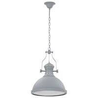 Plafondlamp rond E27 grijs 3