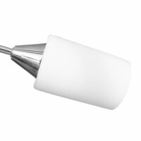 Plafondlamp met keramieken cilindervormige kappen 5xE14 wit 7