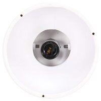 Plafondlamp industrieel E27 mangohout wit 7