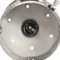 Vloerlamp driepoot 69 cm massief mangohout zwart 10