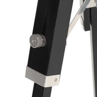 Vloerlamp driepoot 69 cm massief mangohout zwart 11