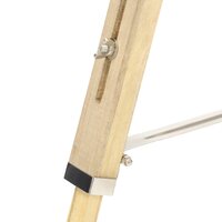 Vloerlamp driepoot 140 cm massief mangohout         12