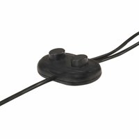 Vloerlamp met 2 lampenkappen E27 gietijzer zwart 9