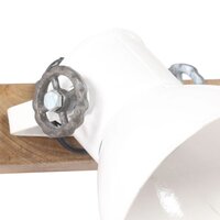 Wandlamp industrieel E27 65x25 cm wit 7