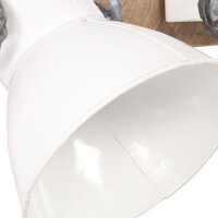 Wandlamp industrieel E27 45x25 cm wit 7
