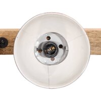 Wandlamp 25 W E27 90x25 cm verweerd rood 4